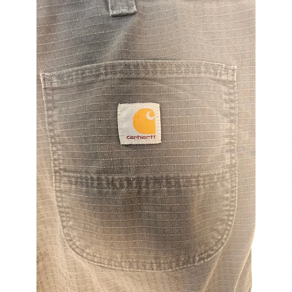 Workwear Carhartt Force Relaxed Fit Ripstop Cargo Pant Mens 40x32 Gray BN4200-M